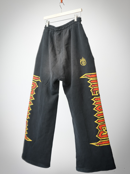 La Flame Potassium Dyed Flared Sweats