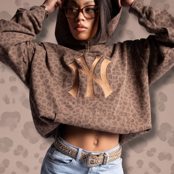 New York Leopard Hoodie