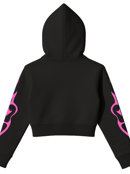 Hottie Full Zip Cropped Hoodie