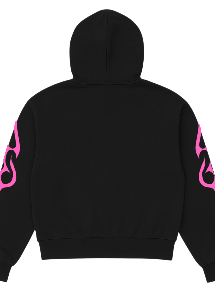 Hottie Cropped Zip Hoodie