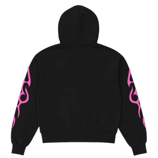 Hottie Cropped Zip Hoodie