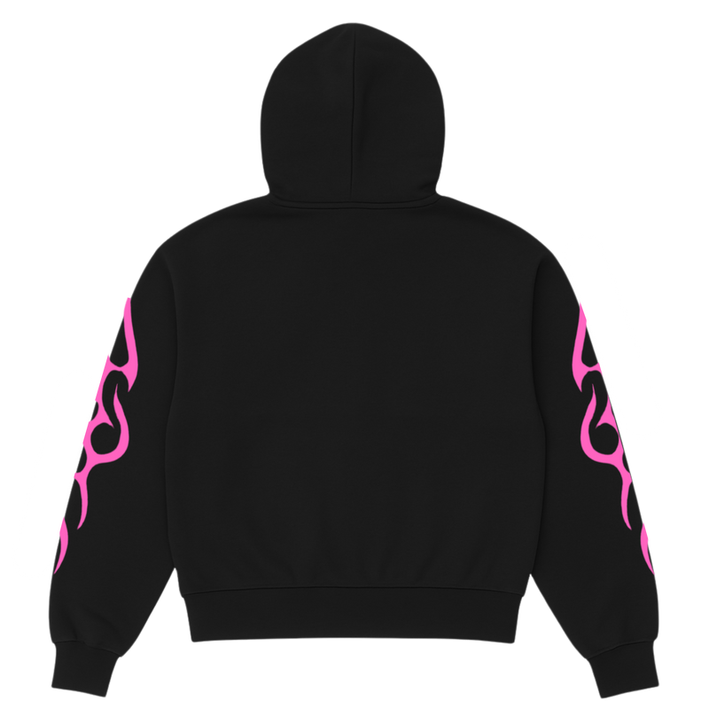 Hottie Cropped Zip Hoodie