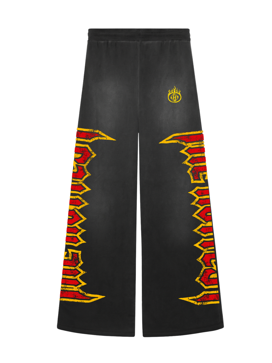 La Flame Potassium Dyed Flared Sweats