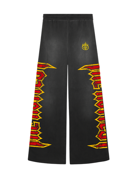 La Flame Potassium Dyed Flared Sweats