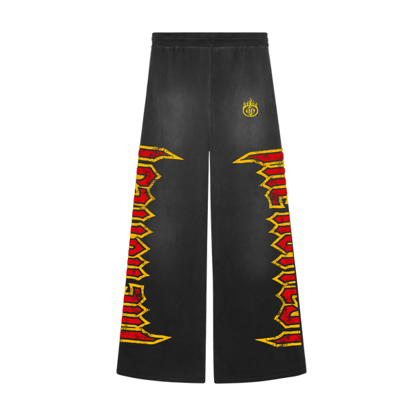 La Flame Potassium Dyed Flared Sweats