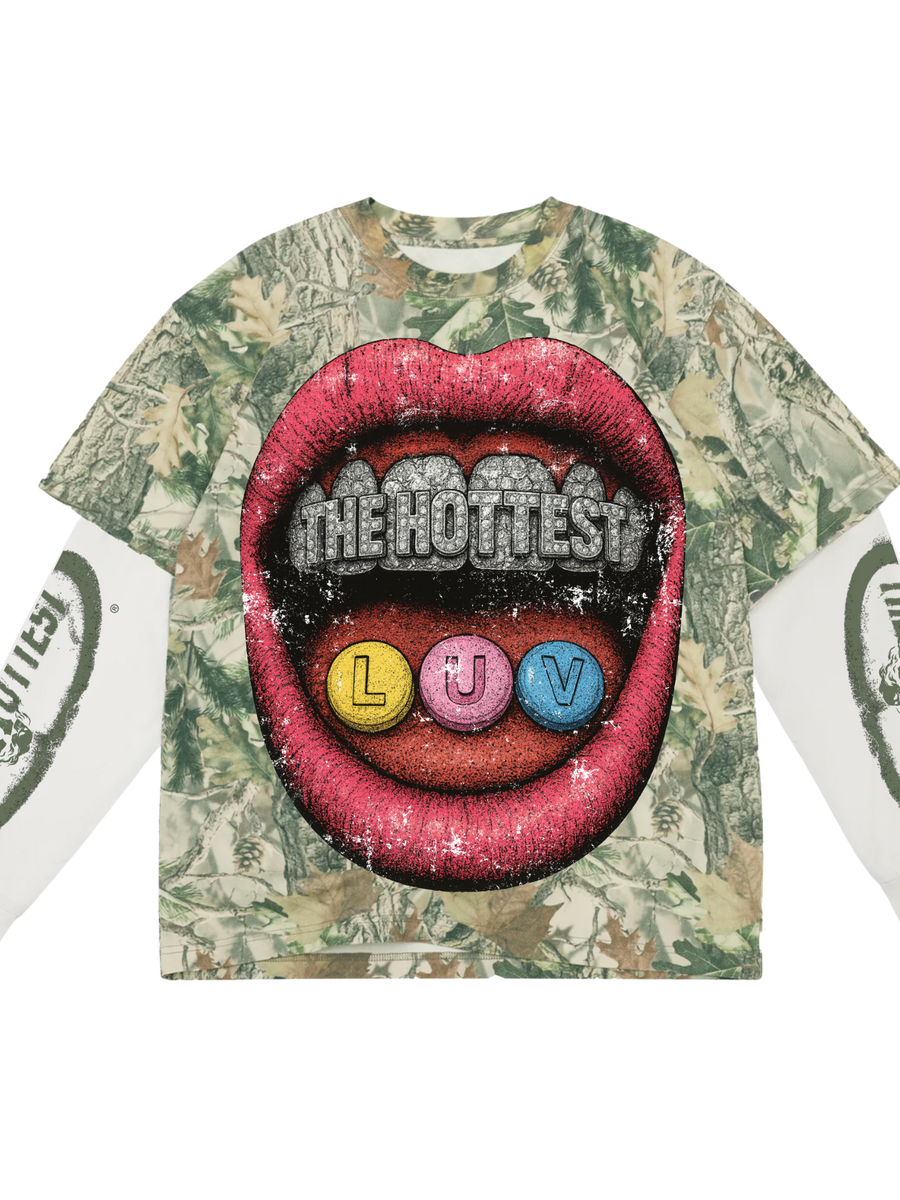 Make LUV Not WAR Camo Long Sleeve