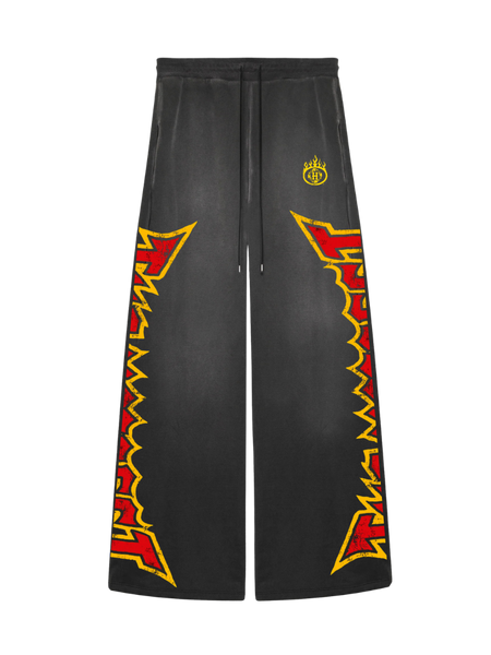 La Flame Potassium Dyed Flared Sweats